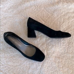 Stuart Weitzman block heel pump